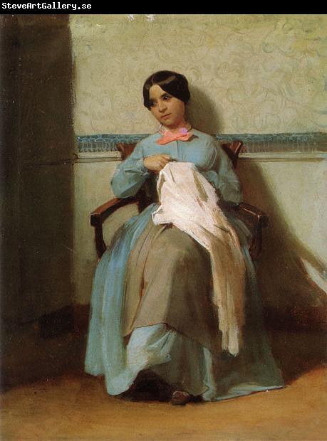 Adolphe William Bouguereau Portrait of Leonie Bouguereau